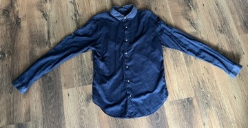 Koszula Zara, r. M, slim fit, 100% bawełna