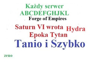 Forge of Empires FOE Wrota Hydra - Każdy serwer