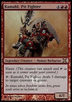 Magic The Gathering - Kamahl, Pit Fighter, EX Card