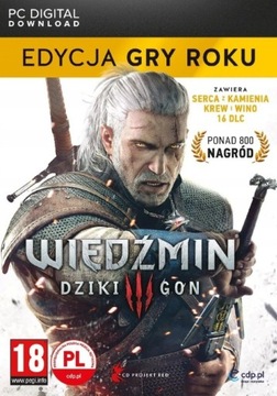 WIEDŹMIN 3 DZIKI GON GOTY PL PC KLUCZ GOG ORYGINAŁ