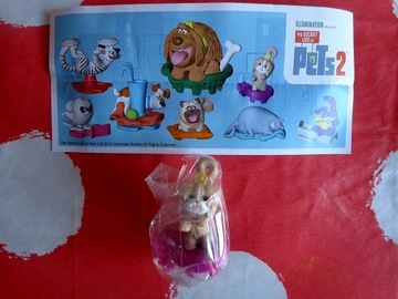 kinder niespodzianka figurka pets 2 sekretne życie