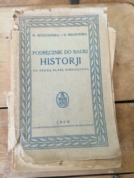 Stara książka PODRĘCZNIKI DO NAUKI HISTORII