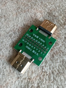 HDMI tester pcb płytka breakout board 19 pin