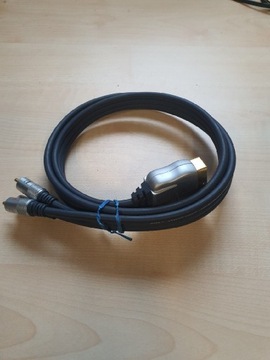 Kabel Scart/euro-3rca FREITAG niemiecki solidny 1m