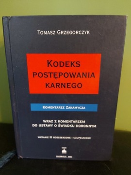 KODEKS POSTĘPOWANIA KARNEGO-TOMASZGRZEGORCZYK 2003