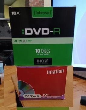 Płyta DVD-R w pudełku 10 Szt.