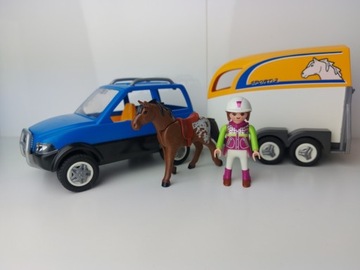 Playmobil 5223 Samochód z przyczepą dla koni