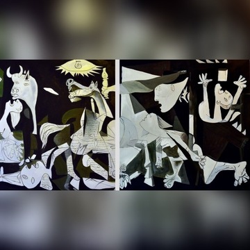 50 Picasso Guernica 2 częściowy ręcznie malowany