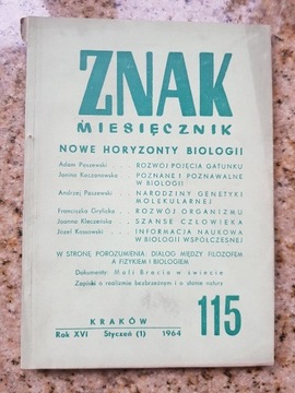 Znak miesięcznik nr 115 Biologia