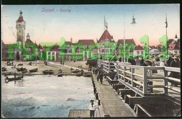 SOPOT Zoppot Seesteg molo 1911