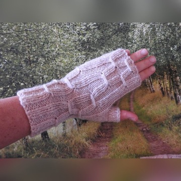 Mitenki rękawiczki handmade/ręcznie robione