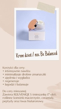 Krem Be Balanced Lekki Krem nawilżający z Monat