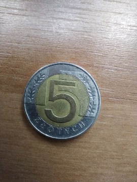 Moneta 5zl.1996r.