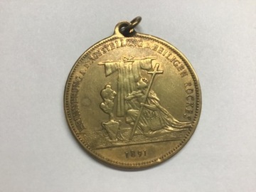 Medal 1891 Wallfart Trier  nr. 007