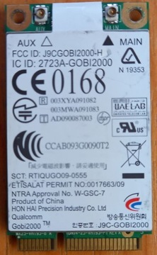 MODEM WWAN 3G QUALCOMM Gobi 2000 T77Z102.02