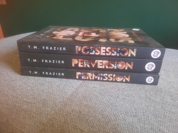 Książki z serii "Perversion" T.M. Frazier