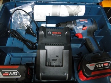 BOSCH GSR 18V-55, Wkrętarka Aku., 2x5 Ah, Nowa