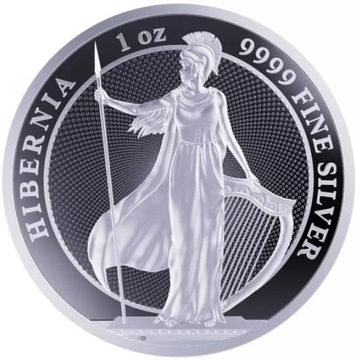 Moneta Hibernia 1oz srebra 9999 ag 2022 Warszawa