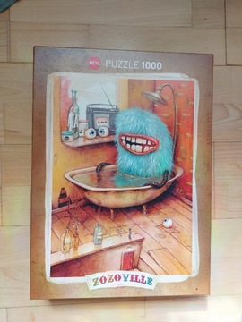 Puzzle heye 1000 elementow, bathtub zozoville