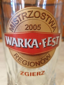 Kufel WARKA FEST Zgierz 2005 0,5l