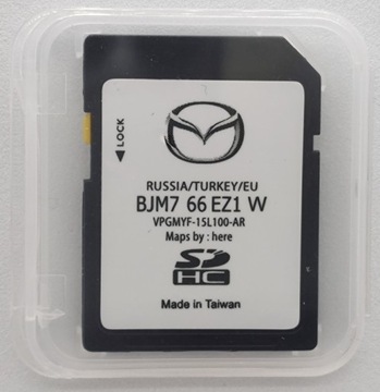 Mazda Connect karta SD z mapą Europy BJM766EZ1W