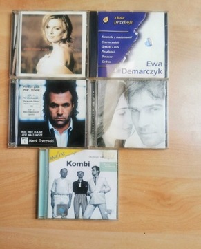 5 płyt CD, Demarczyk, Steczkowska, Kombi