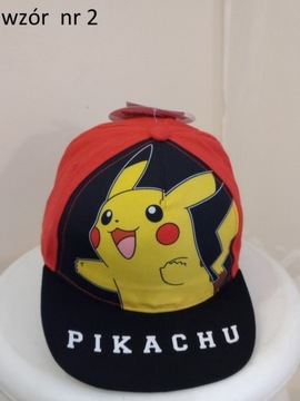 Nowa czapka z daszkiem Pokemon Pikachu