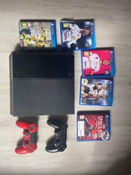 Playstation 4, 2 pady + gry Dobra Cena!