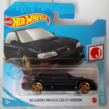 HOT WHEELS Subaru Impreza 22B STi dark blue