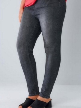 YOURS nowe jeansy spodnie skinny 52-54 puszystej