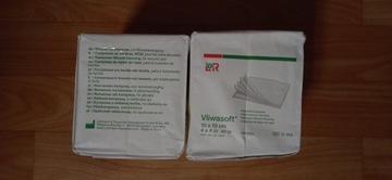 Kompresy włókninowe Vliwasoft 10x10 cm 2x100szt