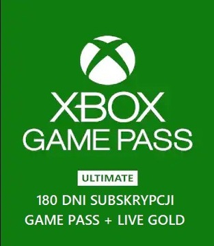 XBOX GAME PASS ULTIMATE 180 DNI + LIVE GOLD
