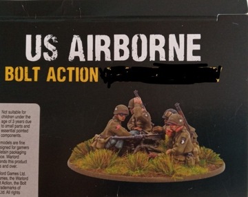 bolt action us Airborne HMG metal