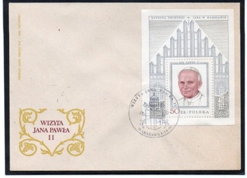 koperta FDC - 2484b - blok 106b - Jan Paweł II