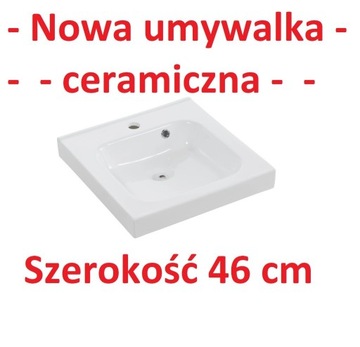 NOWA Umywalka CERAMICZNA Sensea Remix 46x49 cm