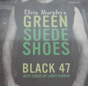 1c149. BLACK 47 ELVIS MURPHY'S GREEN SUEDE S ~ USA