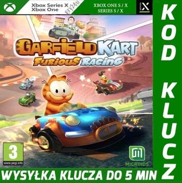 Garfield Kart Furious Racing XBOX I SERIES KLUCZ