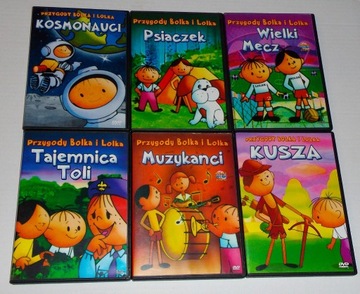 Bolek i Lolek kolekcja 6 płyt DVD PL