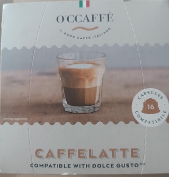 Kapsułki włoskie caffe latte Dolce Gusto 