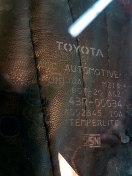 Toyota landcruiser j80 szyba boczna przednia lewa 