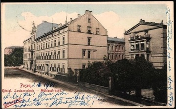 POZNAŃ Posen Louisenschule  Muhlenstrasse 1901