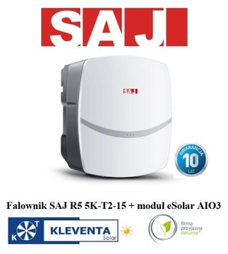 Falownik SAJ R5-5K-T2-15+ moduł eSolar AIO3