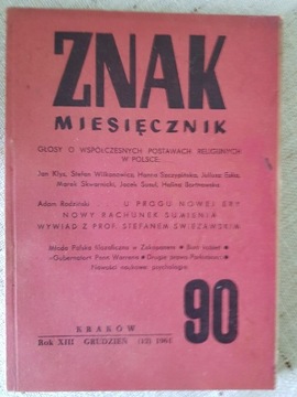 Znak miesięcznik nr 90 Religijność polska