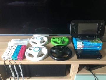 Nintendo Wii U + Gry + Akcesoria