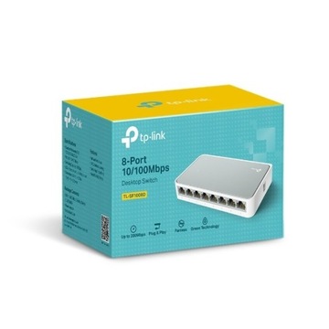 Switch TP-Link TL-SF1008D 8x RJ-45 10/100Mb/s