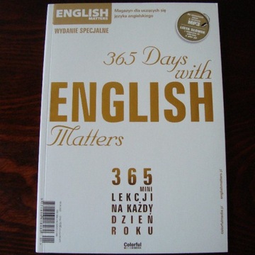 365 Days with English Matters (kalendarz uniwersalny)