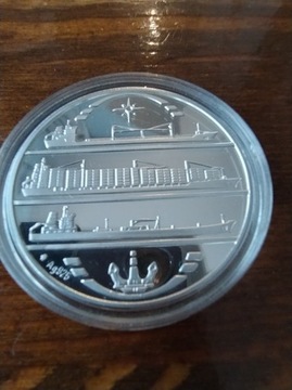 50 lat stoczni szczecińskiej medal srebrny 1 oz
