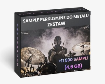 Zestaw sampli perkusyjnych do metalu | 4,68 GB