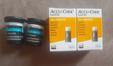 Accu-Chek testy i lancety nowe nieotwierane