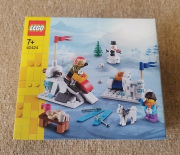 LEGO Exclusiv 40424 Zimowa Wioska Bitwa na śnieżki